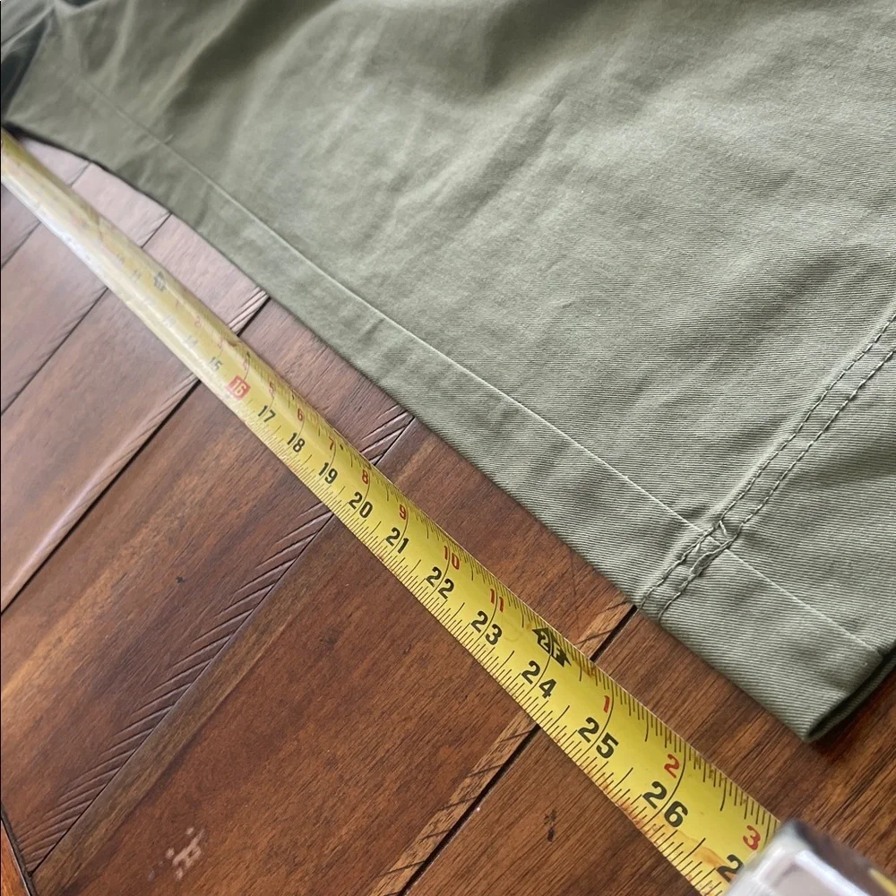 On 34th Women's High-Rise Wide-Leg Chino Pants Green size 2 - Picture 15 of 16